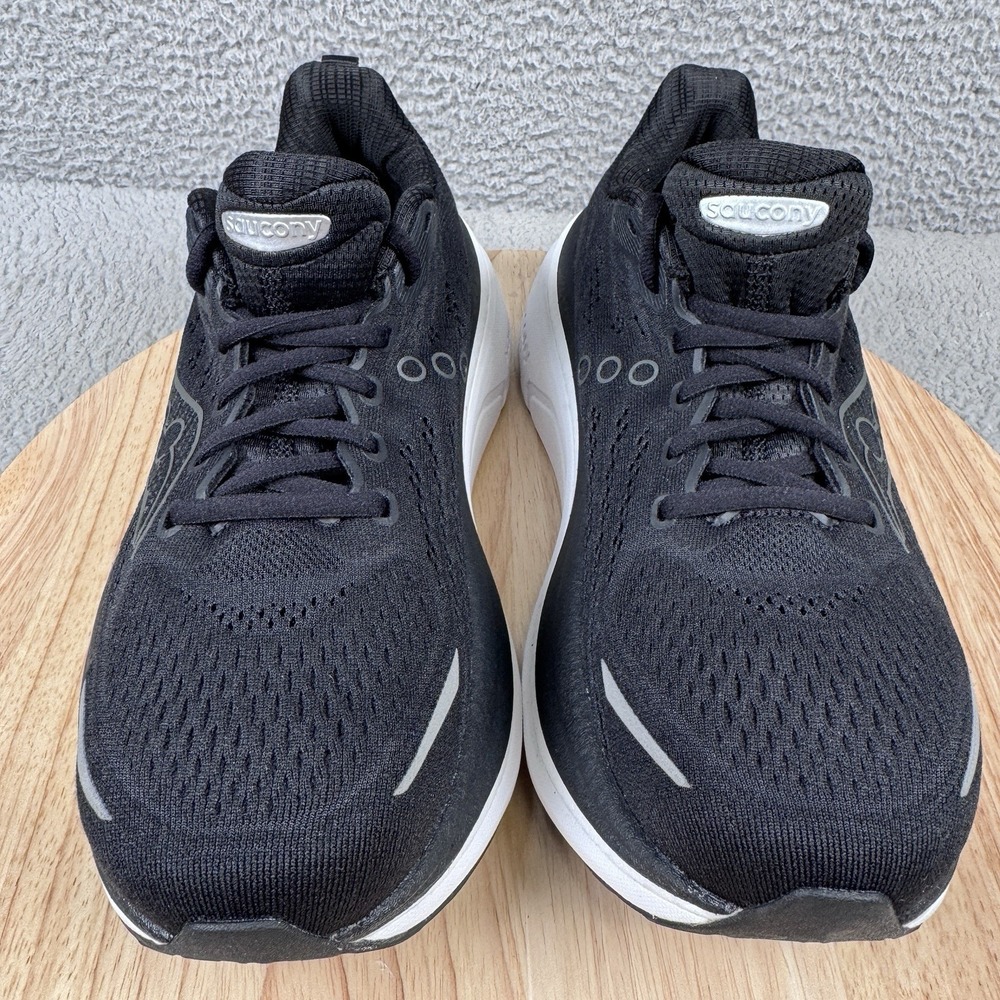 Saucony Hurricane 25 Womens 9 Wide Black Athletic Road Running Shoes S11027-200 - Picture 3 of 12